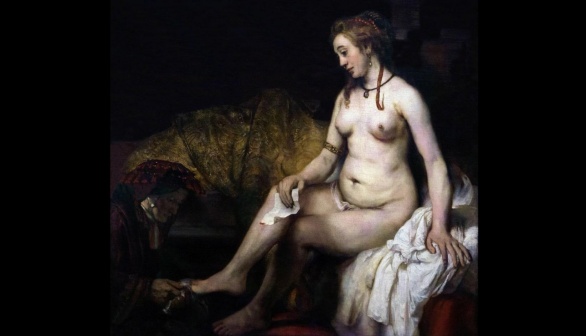 London Art Studies Rembrandt van Rijn Bathsheba at Her Bath