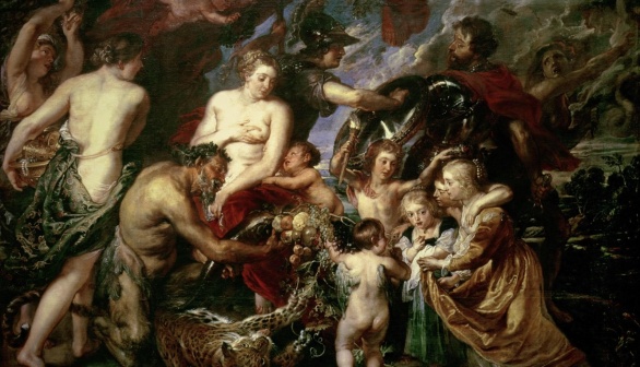 London Art Studies Peter Paul Rubens Minerva protects Pax from War Peace and War