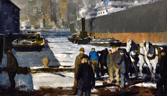 London Art Studies George Bellows Men of the Docks