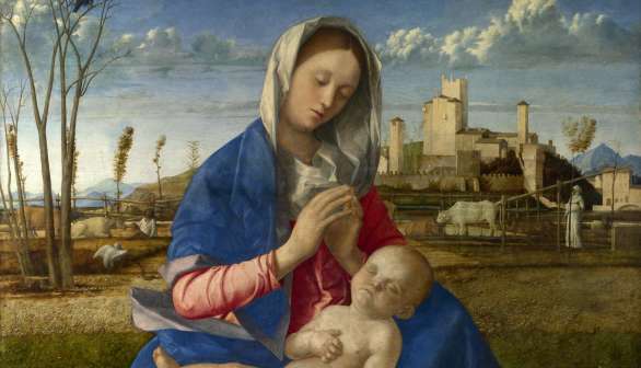 Madonna of the Meadow by Bellini